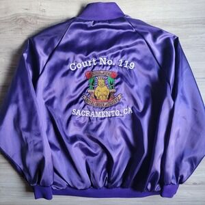 Vintage ASW Bomber Embroidery Nylon Jacket